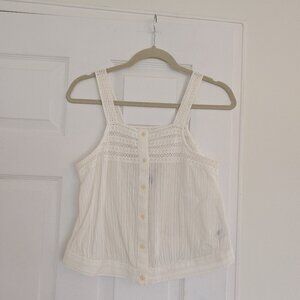 Universal Thread White Blouse Tank Top